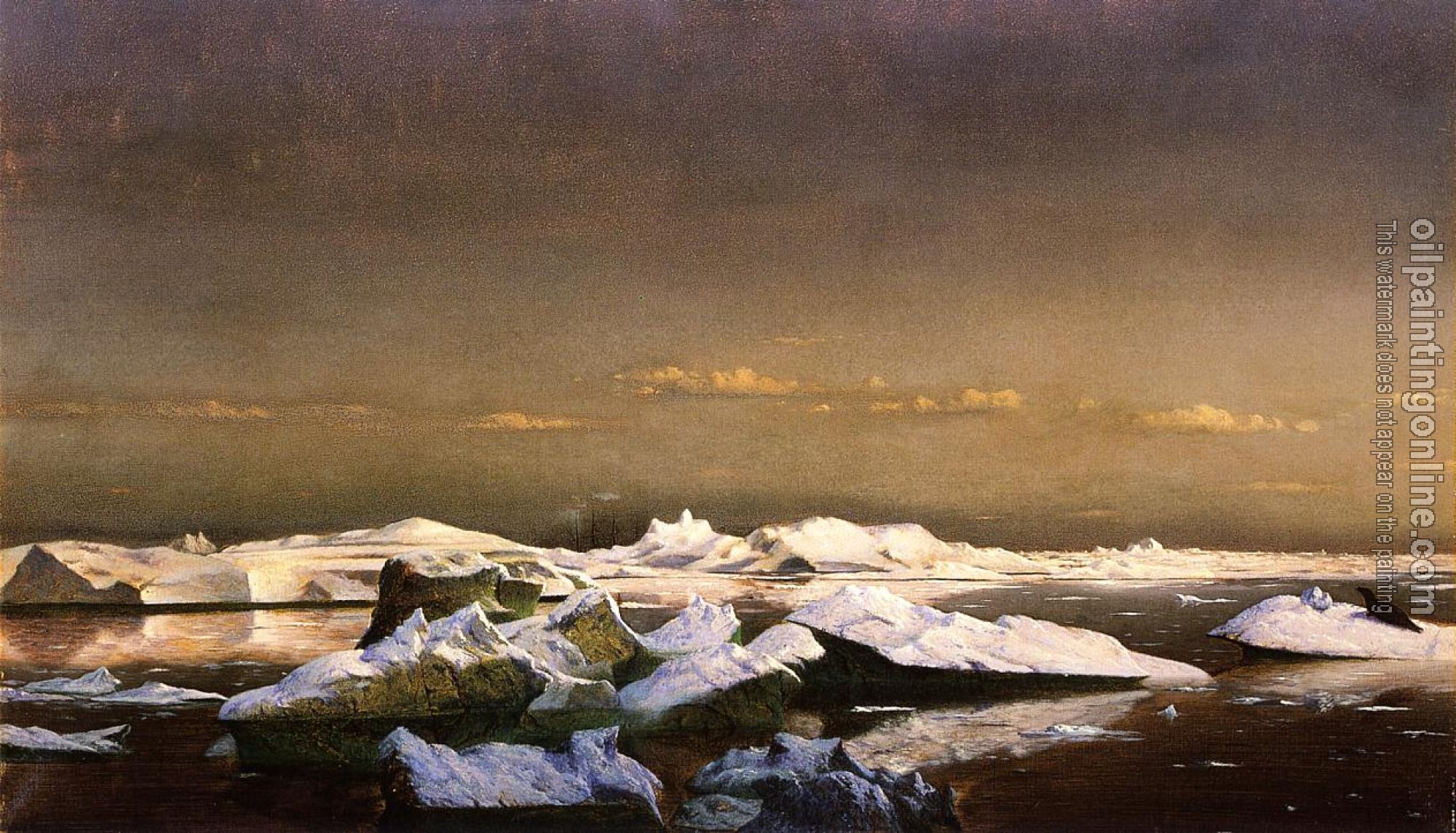 William Bradford - Floe Ice